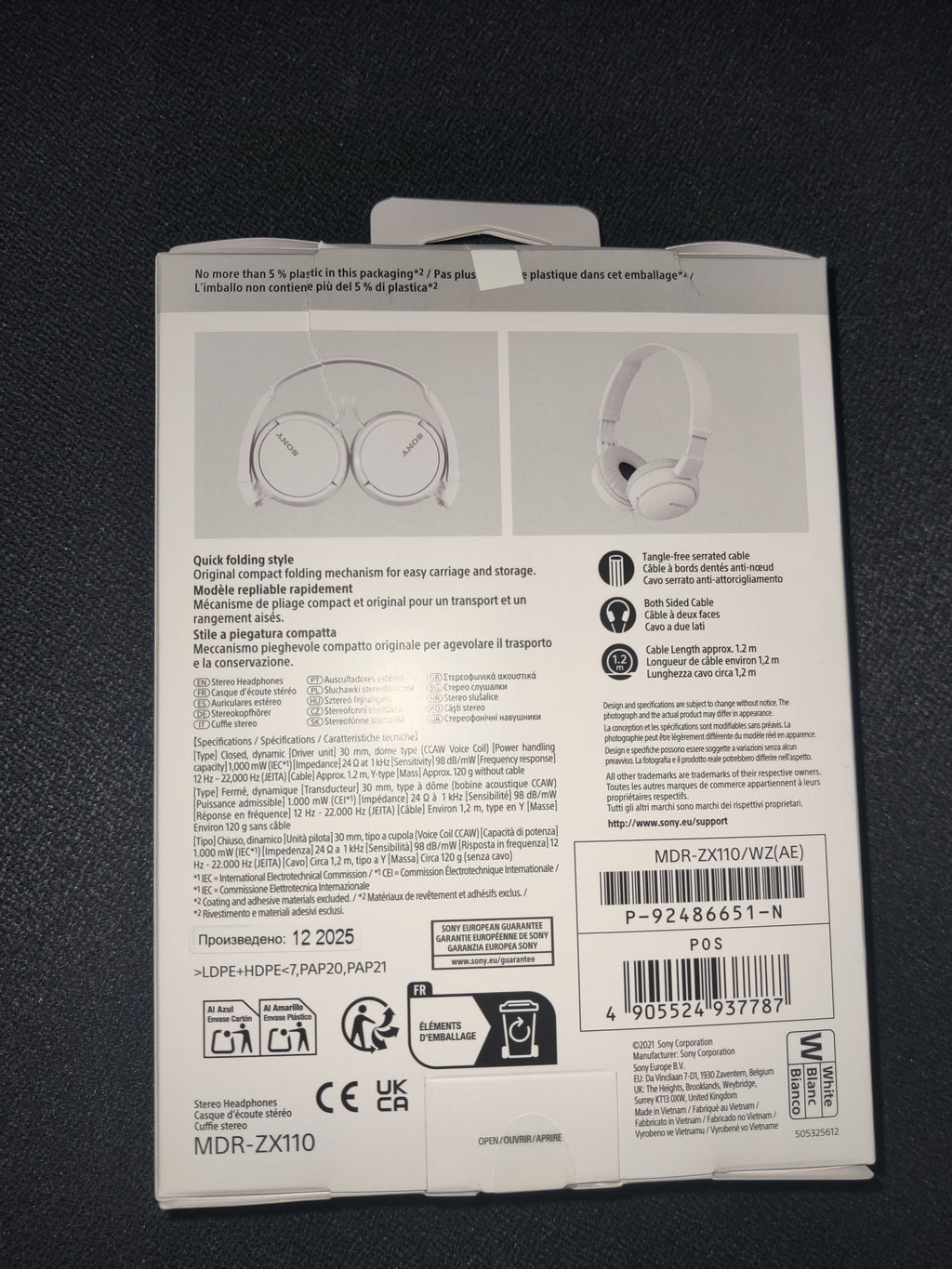 Sony headphones - Opened never used