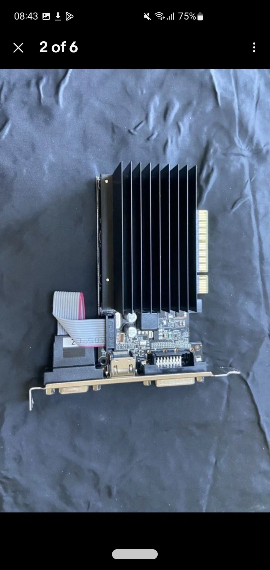 4x Or 8x - NON STANDARD - MSI GeForce NVIDIA 2 GB GT710 GPU - Please read description carefully