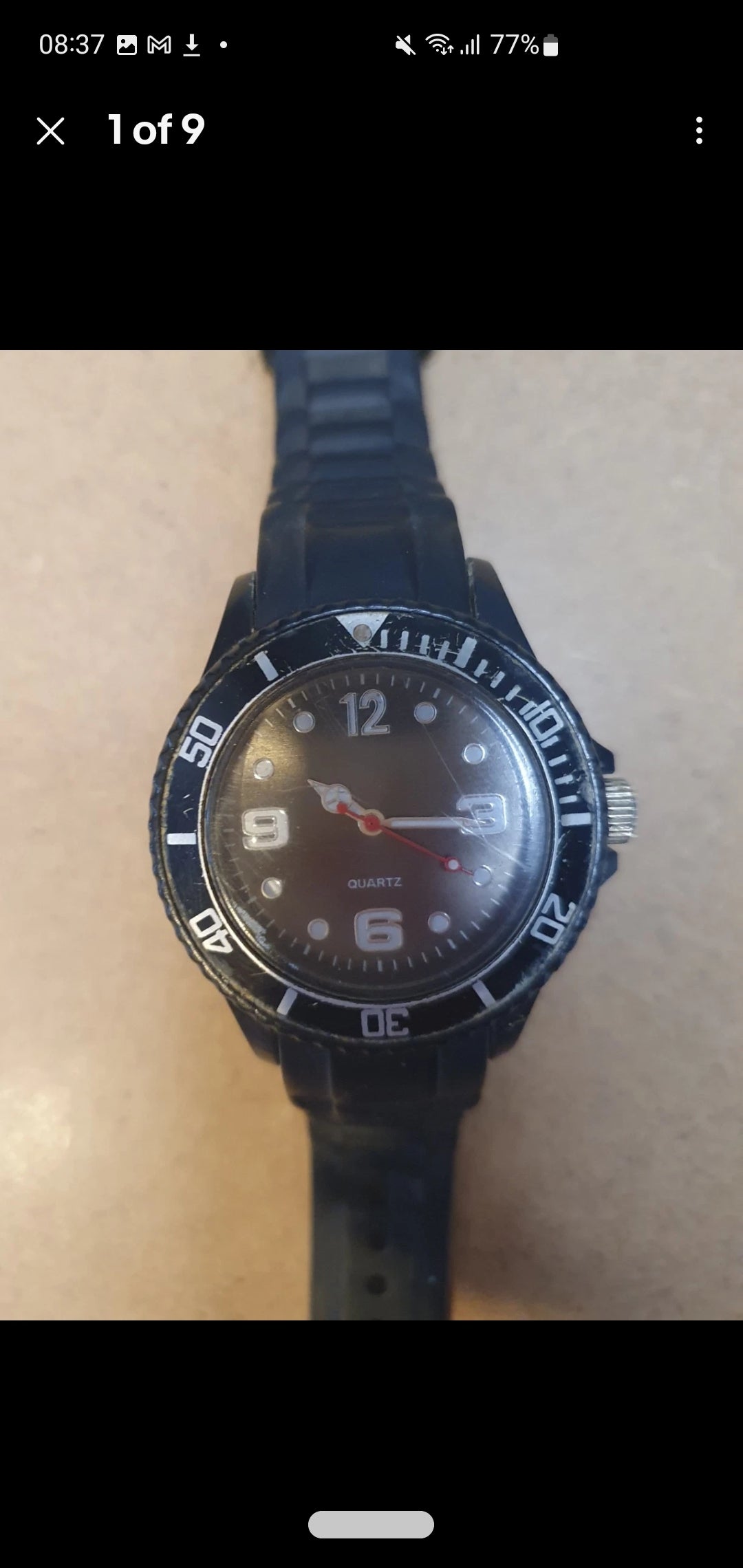 Luxmalità Black Classic Design Watch