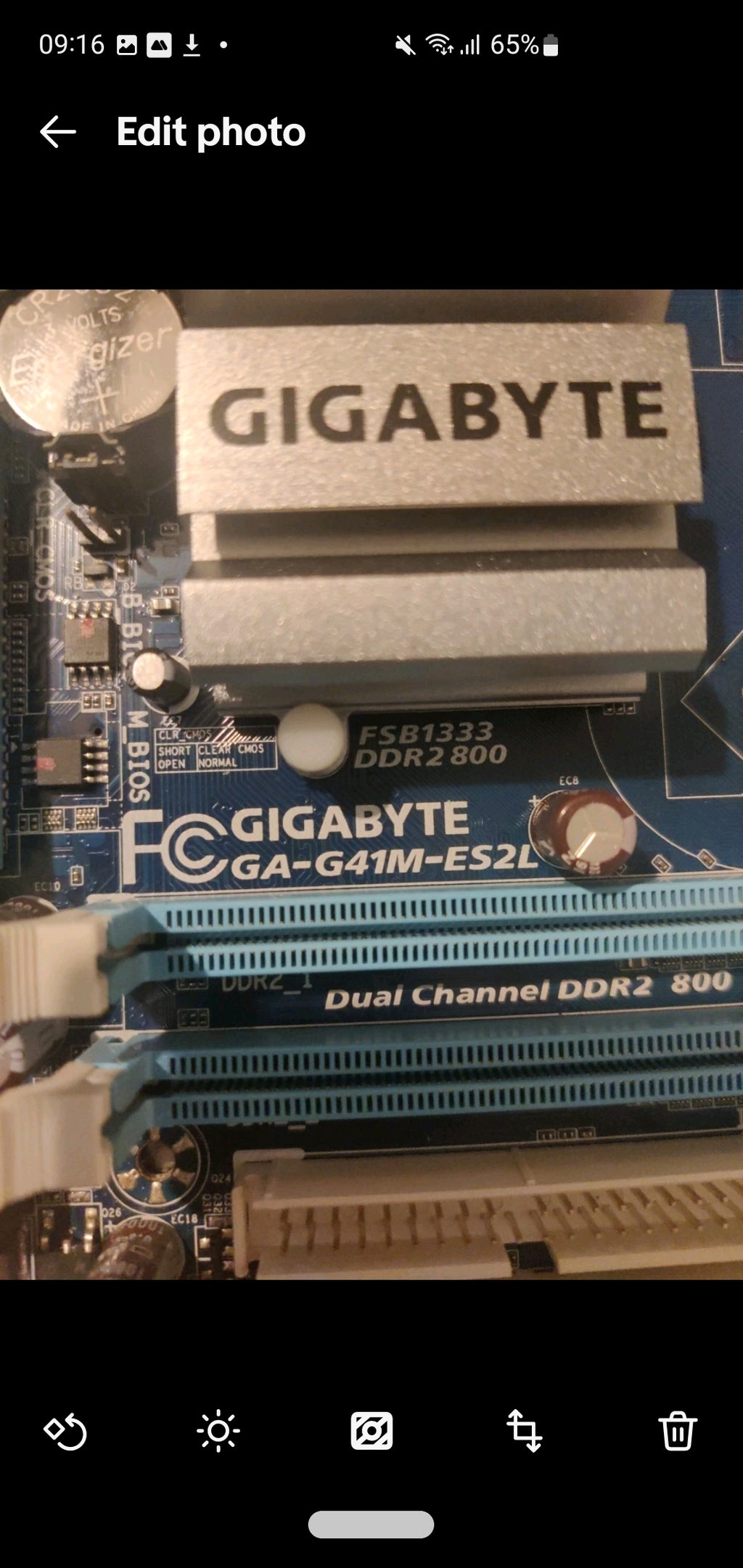 Gigabyte GA-G41M-ES2L Motherboard LGA775 DDR2 PCIe Micro ATX Tested Working