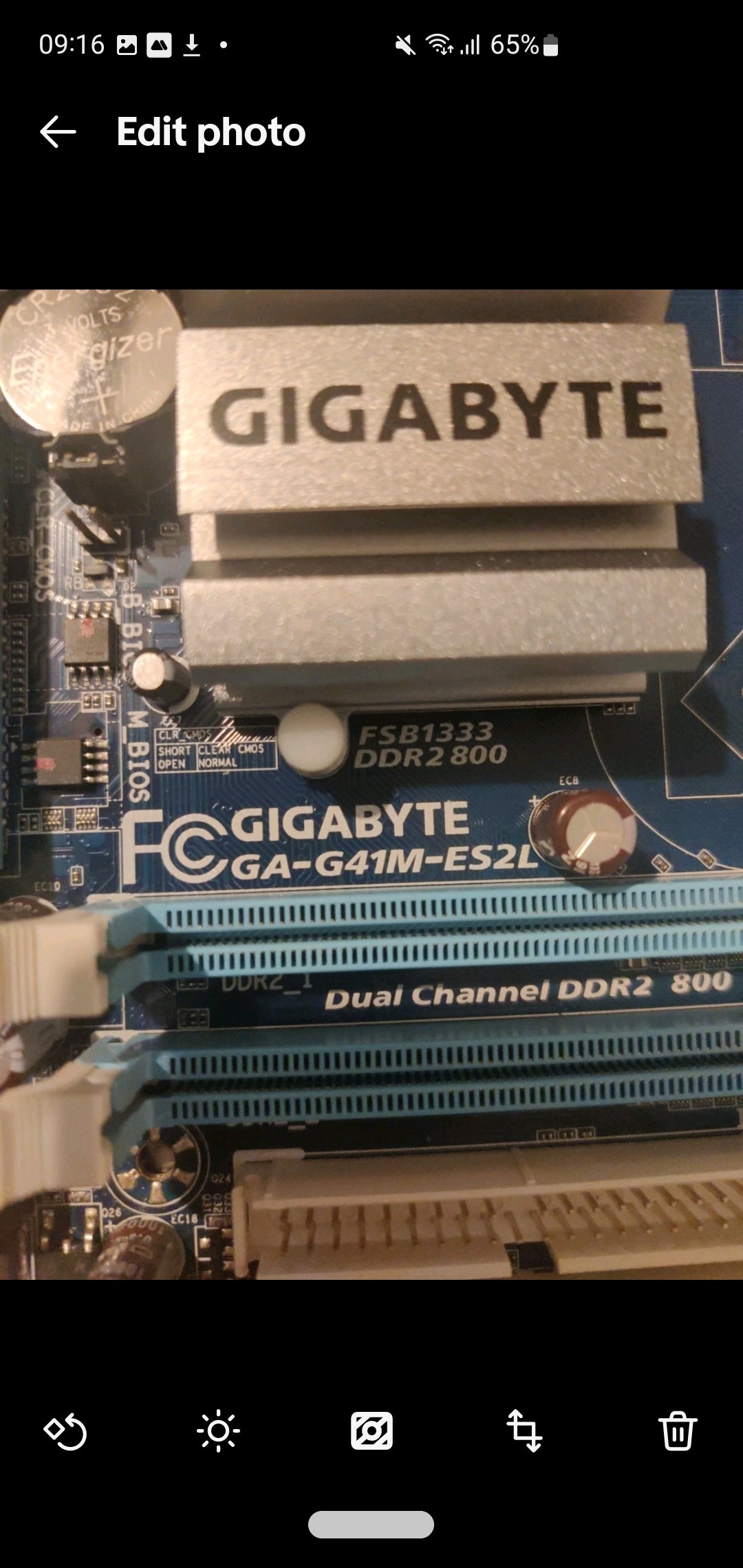 Gigabyte GA-G41M-ES2L Motherboard LGA775 DDR2 PCIe Micro ATX Tested Working