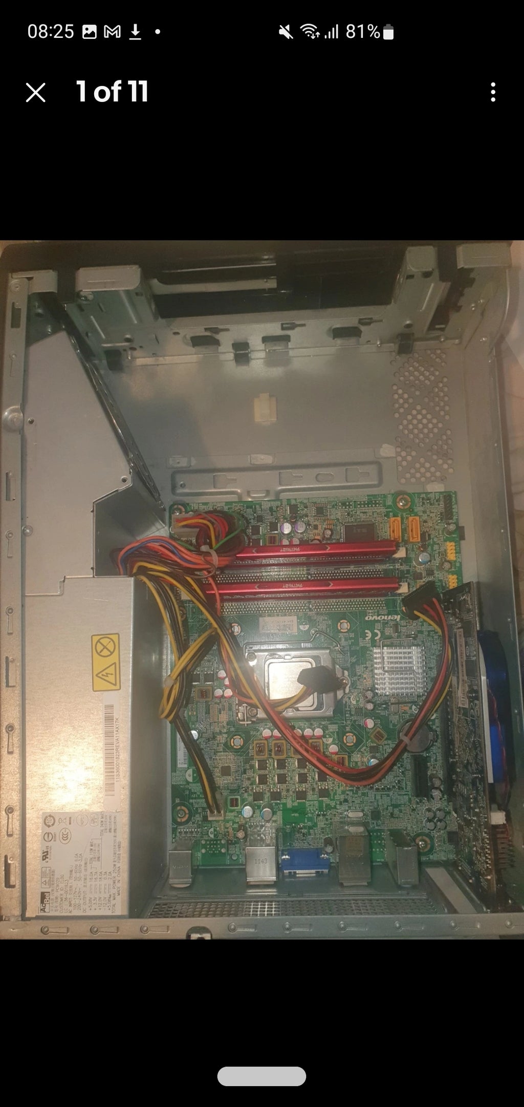 FOR PARTS - Lenovo H330 Desktop Computer With GPU
