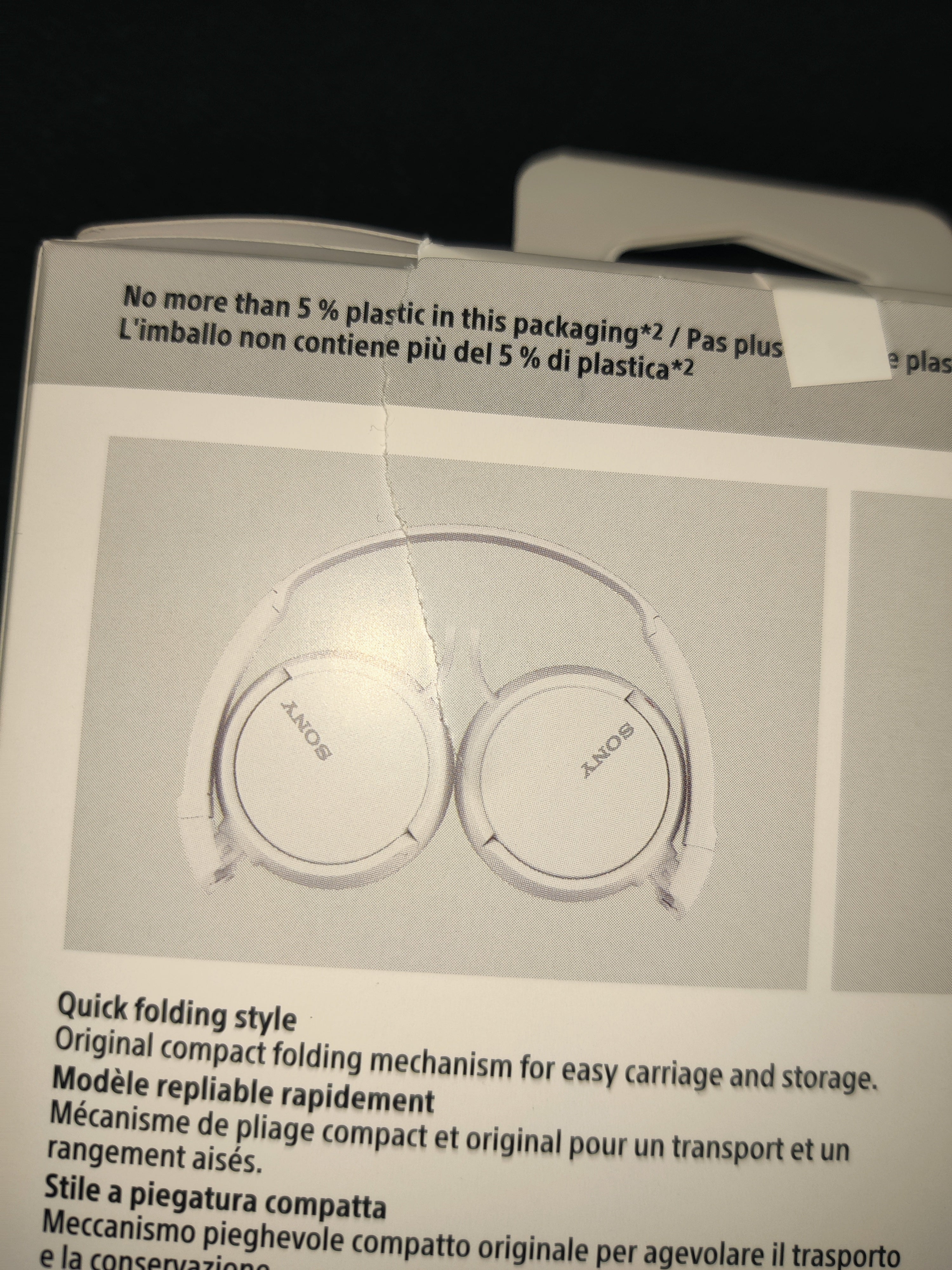 Sony headphones - Opened never used