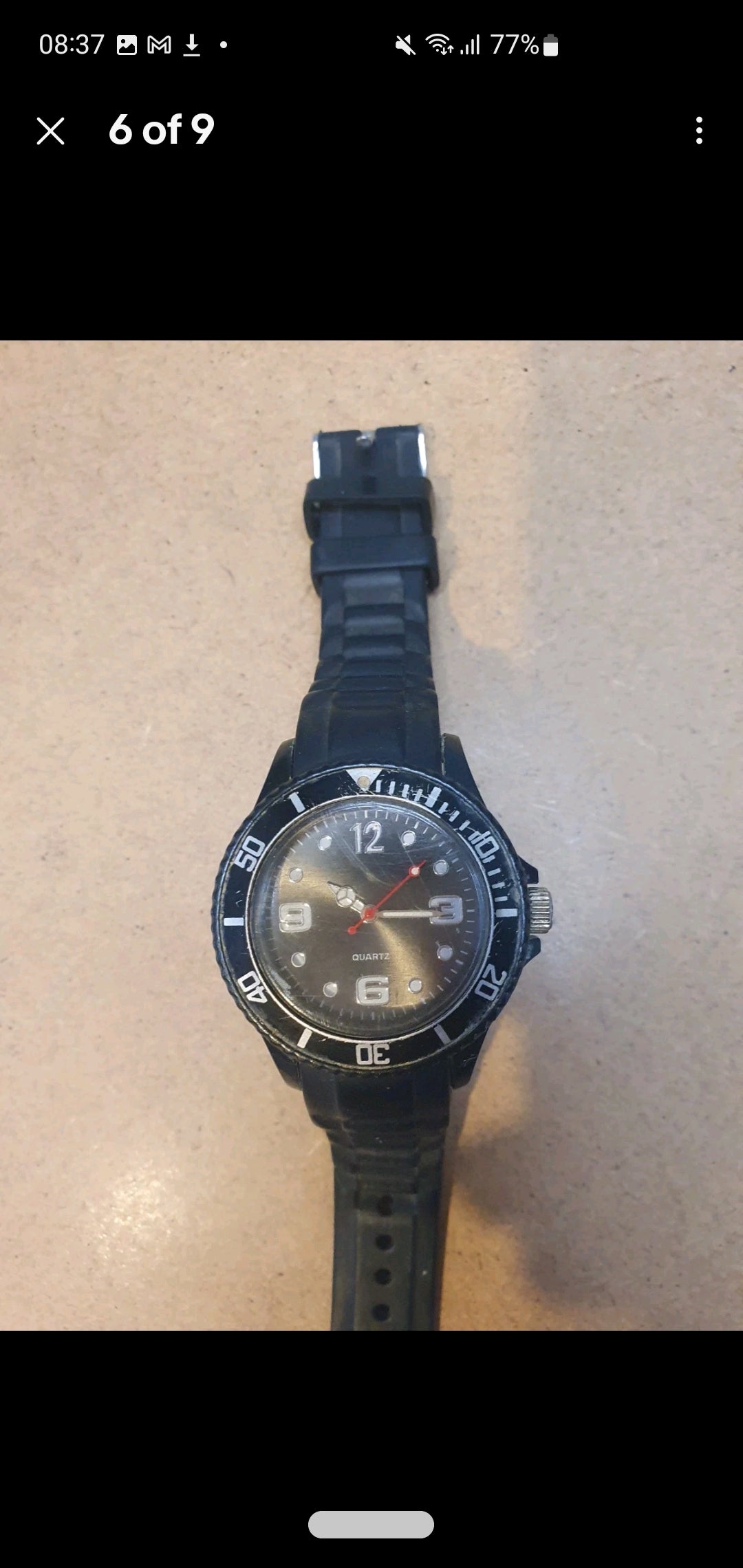 Luxmalità Black Classic Design Watch