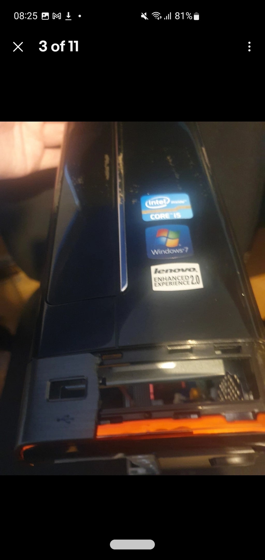 FOR PARTS - Lenovo H330 Desktop Computer With GPU